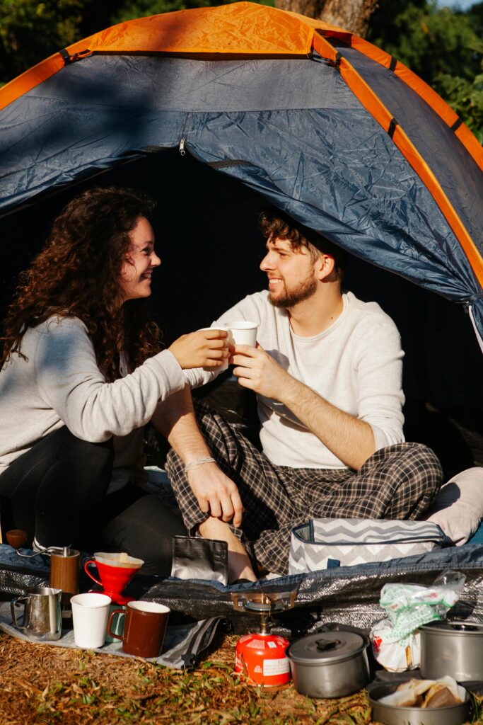 coffee with camping